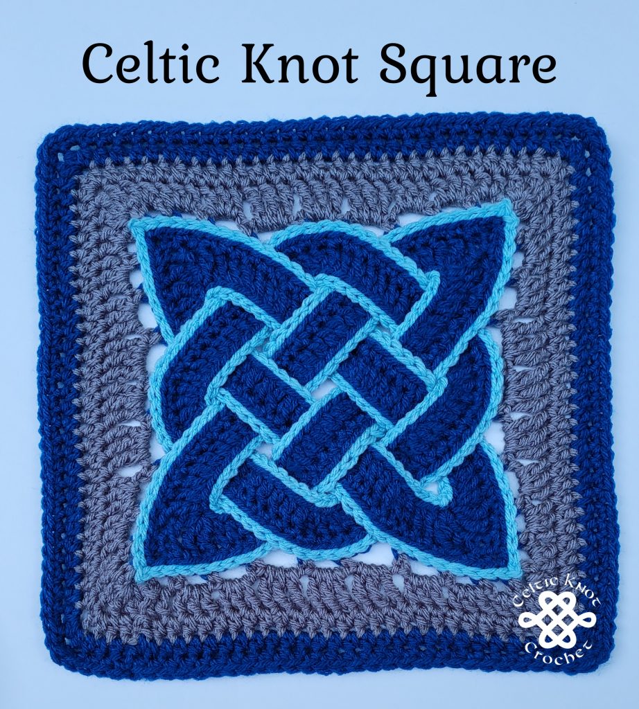 Celtic Knot Square - FREE crochet pattern - Celtic Knot Crochet